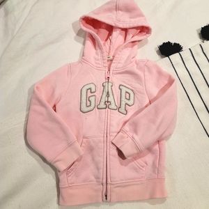 Gap hooded zipper up sweatshirt